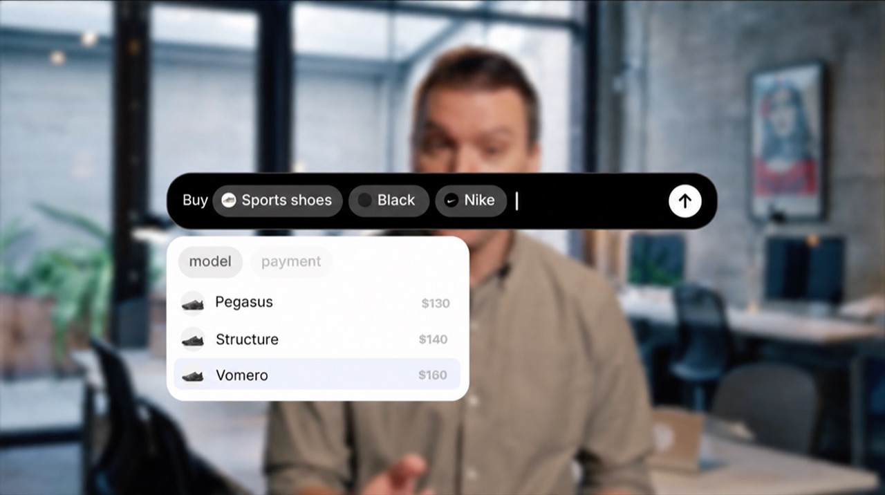 Still from the AI Autocomplete launch film